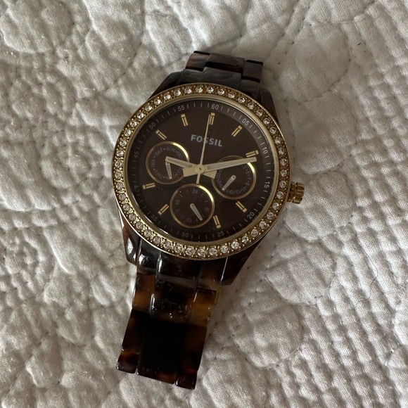 Fossil Tortoise Shell Watch - Picture 4 of 4
